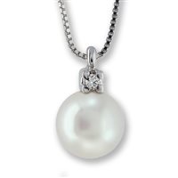 Collana Gemoro Donna in Oro bianco Perla PPE325BIA - PPE325BIA